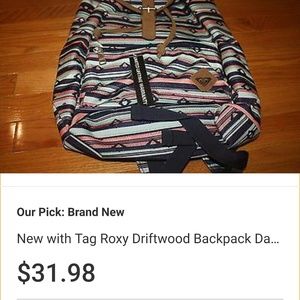 Roxy driftwood backpack